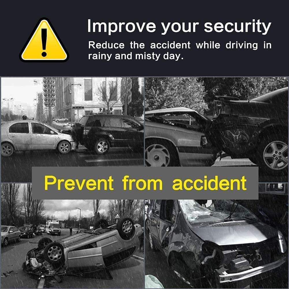 برچسب نانو آب گریز آینه بغل خودرو مدل Anti Fog بسته 2 عددی