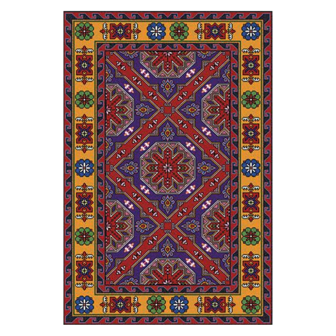 فرش مخمل نادی طرح سنتی کد o142