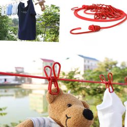 طناب آویز رخت کشی مدل گیره دار