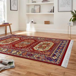 فرش مخمل نادی طرح سنتی کد O111